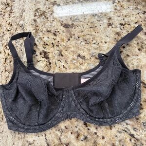 Victoria's Secret Charcoal Lace Bra